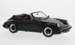Minichamps Porsche 911 Carrera 3.2 Cabriolet, schwarz, 1983, 1:18,