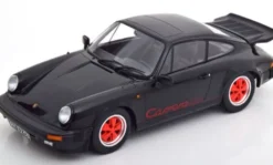 KK Scale Porsche 911 Carrera 3.2 Clubsport, schwarz/rot, 1989, 1:18, Best