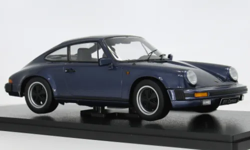 KK Scale Porsche 911 Carrera, dunkelblau, 1983, 1:18, New