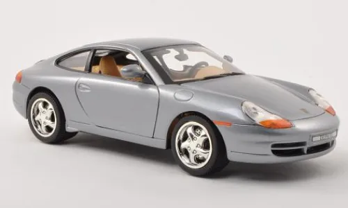 Motormax Porsche 911 (996) Carrera, grau, 1:18, New