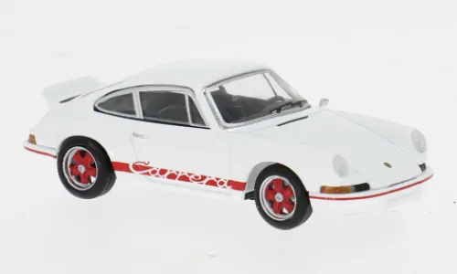 Tarmac Works Porsche 911 Carrera 2.7 RS, weiss/rot, 1:64, New