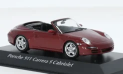 Maxichamps Porsche 911 (997) Carrera S Cabriolet, rot, 2005, 1:43, Sale