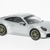 Minichamps Porsche 911 (992.2) Carrera, silber, 2025, 1:64, Outlet