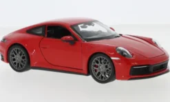 Welly Porsche 911 Carrera 4S (992), rot, 2019, 1:24,