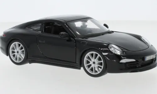 Bburago Porsche 911 Carrera S (991), schwarz, 2011, 1:24, Online