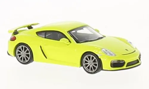 Minichamps Porsche Cayman GT4, hellgrün, 2016, 1:87, Outlet