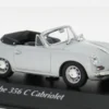 Maxichamps Porsche 356C Cabriolet, silber, 1965, 1:43, Clearance