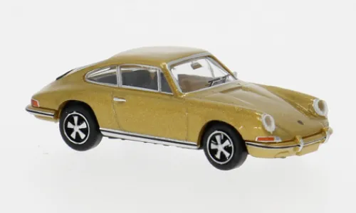 Brekina Porsche 911, gold, 1964, 1:87, Clearance
