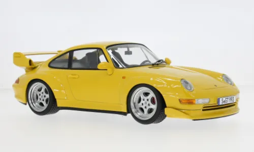 KK Scale Porsche 911 (993) GT2, gelb, 1996, 1:18, Outlet