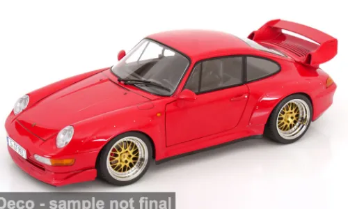 KK Scale Porsche 911 (993) GT2, rot, 1996, 1:12, Hot