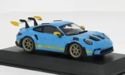 Solido Porsche 911 GT3 RS, blau/gelb, 1:43, Best
