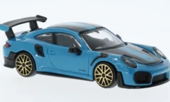 Bburago Porsche 911 GT2 RS, blau/schwarz, 1:43, Best