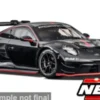 Bburago Porsche 911 GT3 R, schwarz/rot, 2023, 1:43, Hot