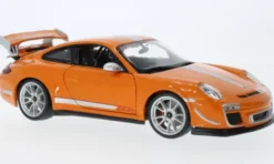 Bburago Porsche 911 GT3 RS 4.0 (997/II), orange/silber, 2012, 1:18, Hot