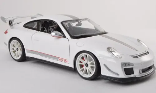 Bburago Porsche 911 GT3 RS 4.0 (997/II), weiss/Dekor, 2011, 1:18,