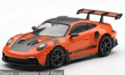 Mini GT Porsche 911 (992) GT3 RS, orange/schwarz, 2024, 1:64, New