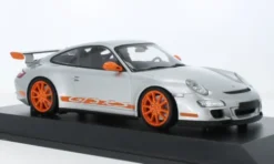 Minichamps Porsche 911 (991) GT3 RS, silber/orange, 2007, 1:18, Outlet