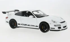 Welly Porsche 911 (997) GT3 RS, weiss/Dekor, 1:18, Clearance