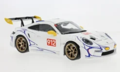 Minichamps Porsche 911 (992) GT3 RS, weiss/gelb, 2023, 1:18, Best