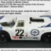 Brumm Porsche 917K, 24h Le Mans, 1971, Martini Racing Team, Martini, #22, H.Marko/G.van Lennep, 1:43, Online