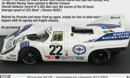 Brumm Porsche 917K, 24h Le Mans, 1971, Martini Racing Team, Martini, #22, H.Marko/G.van Lennep, 1:43, Online