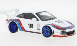IXO Porsche 911 (997) Old & New, weiss/Dekor, 1:43,