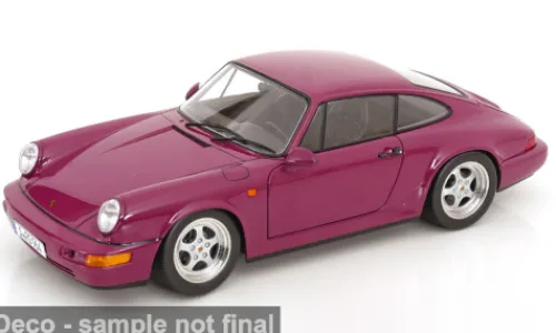 KK Scale Porsche 911 (964) RS, dunkelrosa, 1992, 1:12, Best