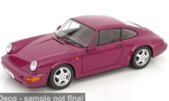KK Scale Porsche 911 (964) RS, dunkelrosa, 1992, 1:12, Best