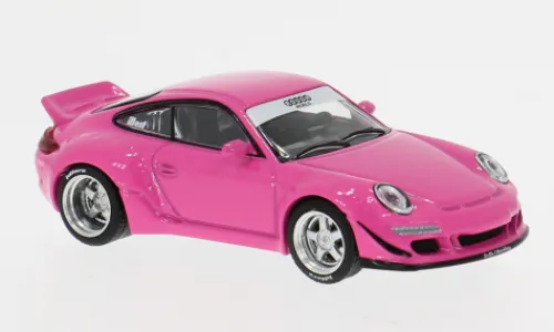Pop Race Porsche RWB 997, pink, 1:64, Hot