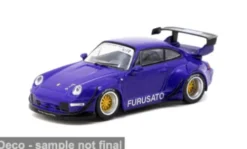 Tarmac Works Porsche RWB 993, violett, 2024, Furusato, 1:64,