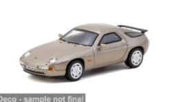 Tarmac Works Porsche 928 S, beige, 1992, 1:64, Hot