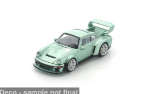 Pop Race Porsche Singer DLS Turbo, türkis, 1:64, New