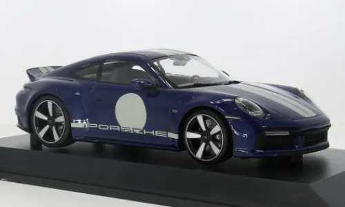 Minichamps Porsche 911 (992) Sport Classic, blau, 2022, 1:18, Sale