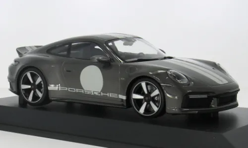 Minichamps Porsche 911 (992) Sport Classic, grau, 2022, 1:18, Best
