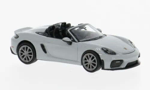 Minichamps Porsche 718 Spyder (981), grau, 2019, 1:87, Hot