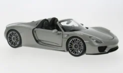 Welly Porsche 918 Spyder, silber, 2011, 1:18, Hot
