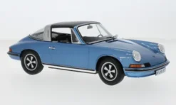 Norev Porsche 911 S 2.4 Targa, blau, 1973, 1:18, Hot