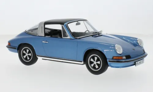 Norev Porsche 911 S 2.4 Targa, blau, 1973, 1:18, Hot