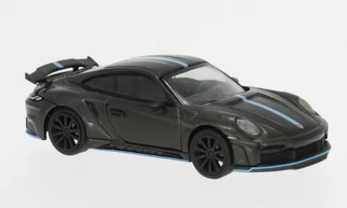 Pop Race Porsche 992 Stinger GTR, carbon/blau, 1:64, Sale