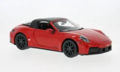 Maisto Porsche 912 (992.2) Targa 4 GTS Hybrid, rot/schwarz, 2025, 1:18,