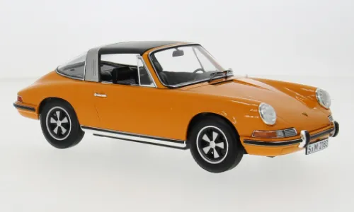 Norev Porsche 911 T2.2 Targa, orange, 1970, 1:18, New