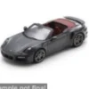 Spark Porsche 911 (992) Turbo S Cabriolet, anthrazit, 1:43, Hot