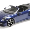 Minichamps Porsche 911 (992) Turbo S Cabriolet, blau, 2020, 1:18, New