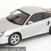 KK Scale Porsche 911 (996) Turbo, silber, 2000, 1:18, Hot