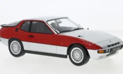 KK Scale Porsche 924 Turbo, silber/rot, 1986, 1:18, Clearance