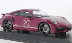 Minichamps Porsche 911 (992) Turbo S Sport Design, rot, 2021, 1:18, New