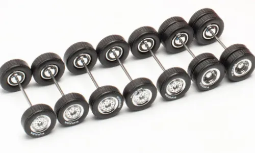 Herpa - Radsatz LKW, chrom, Fulda, 1:87, Best