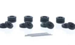 Rietze Rädersatz Stahlfelgen, schwarz, 1:87, Discount