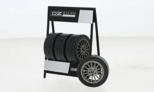 IXO - Räderset: OZ Superturismo WRC, grau, 1:18, Hot