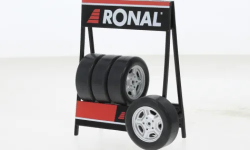 IXO - Räderset: Ronal, silber, 1:18, New